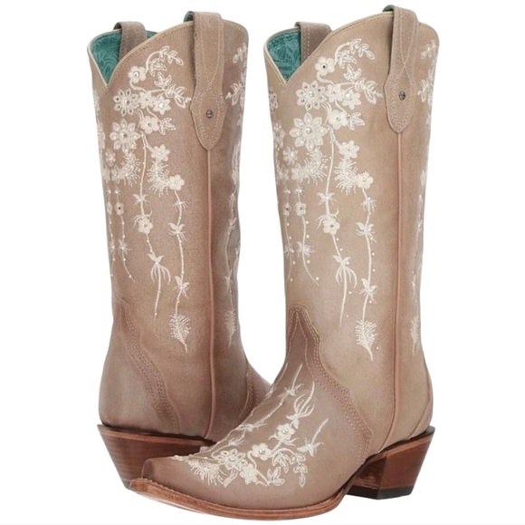 CCORRAL C3178 floral embroidery cowgirl boots sz 7 NWT - Picture 1 of 16